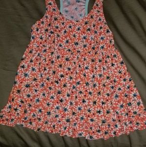 Flowered tank top